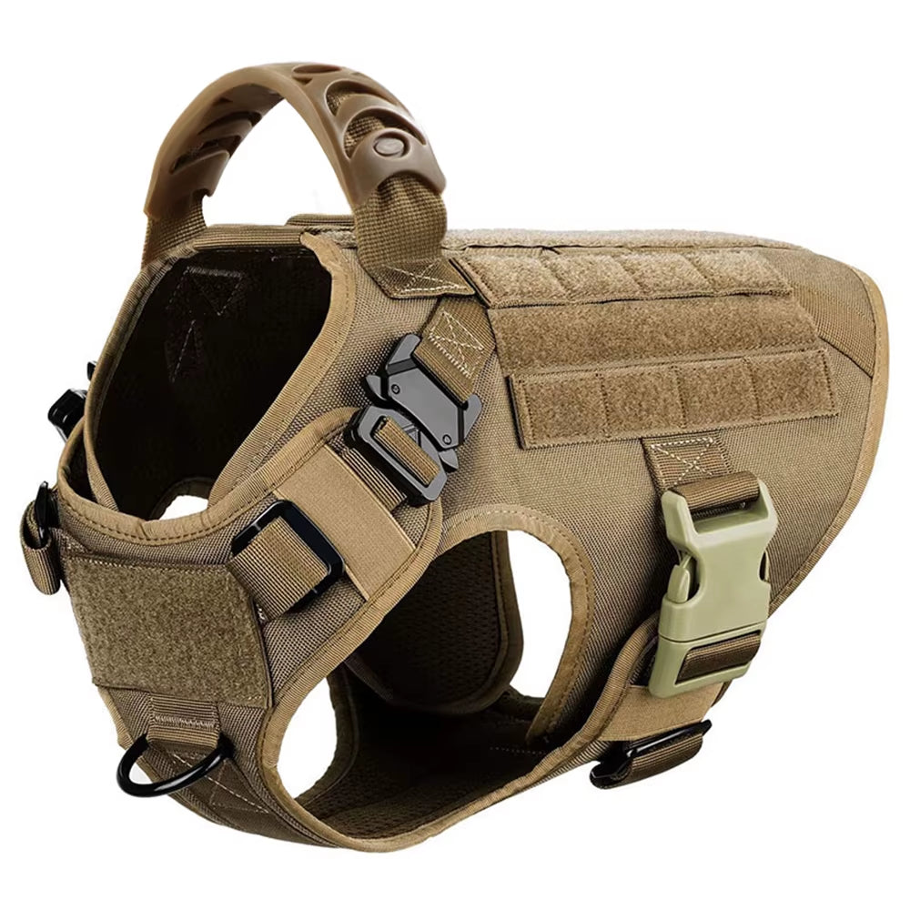 Military Large Dog Harness Training Pet Vest for French Bulldog German Shepherd Malinois Tactical Harnesses for Dogs Accessories