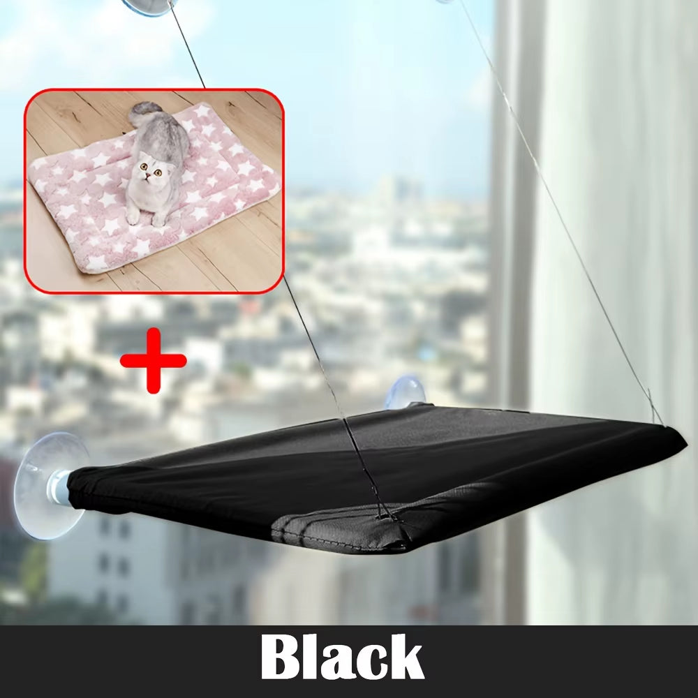 Hanging Cat Bed Pet Cats Hammock Aerial Pet Bed House Kitten Climbing Frame Sunny Window Seat Nest Bearing 20Kg Cat Accessories