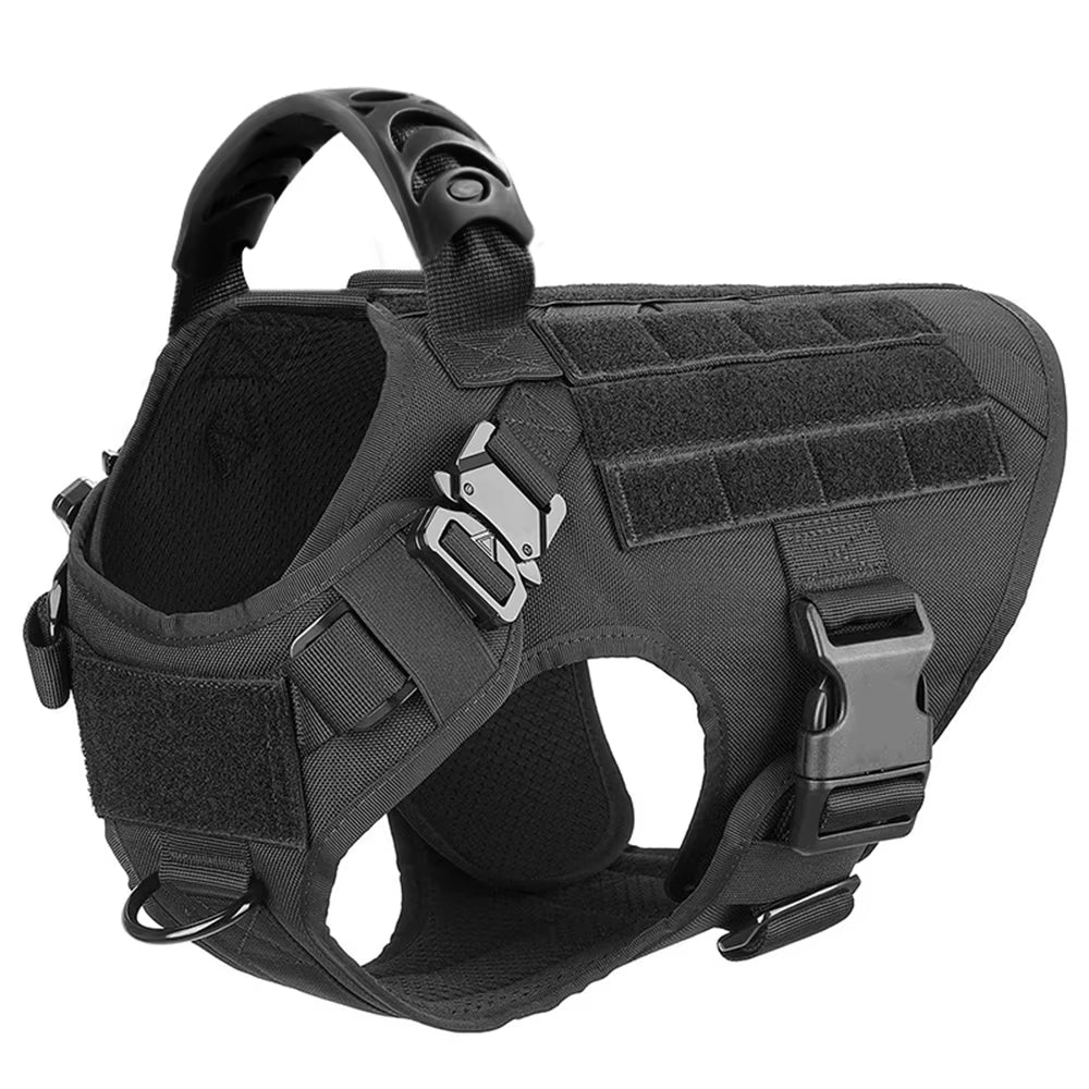 Military Large Dog Harness Training Pet Vest for French Bulldog German Shepherd Malinois Tactical Harnesses for Dogs Accessories