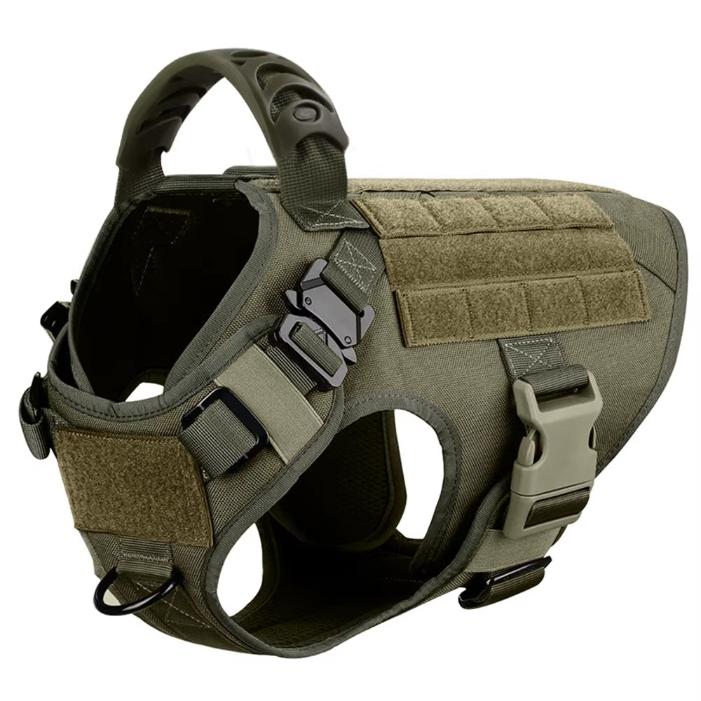 Military Large Dog Harness Training Pet Vest for French Bulldog German Shepherd Malinois Tactical Harnesses for Dogs Accessories