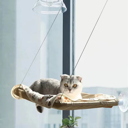 Hanging Cat Bed Pet Cats Hammock Aerial Pet Bed House Kitten Climbing Frame Sunny Window Seat Nest Bearing 20Kg Cat Accessories