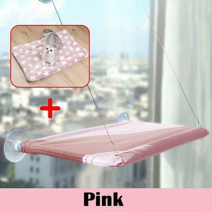 Hanging Cat Bed Pet Cats Hammock Aerial Pet Bed House Kitten Climbing Frame Sunny Window Seat Nest Bearing 20Kg Cat Accessories