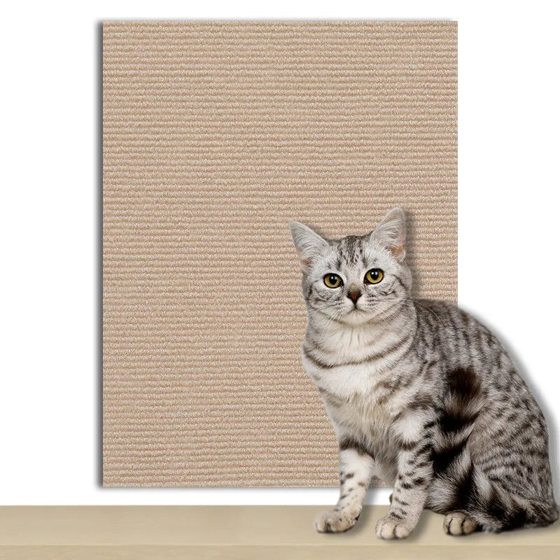 Self-Adhesive Carpet Cats Scratch Board Wall anti Cat Scratch Sofa Diy Cats Scratch Board Sofa Protection Paws Sharpen Trimmable